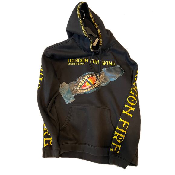 Dragonfire Wine Pullover Sweatshirt Mens XL - Picture 1 of 3